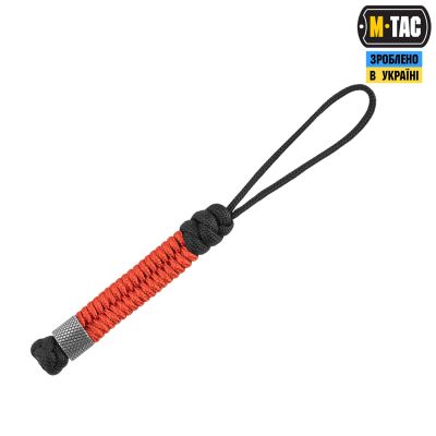 Темляк M-Tac Fish&Cylindre Сталь Чорний&Червоний