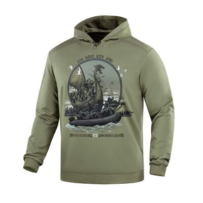 Кофта M-Tac Hoodie Дракар, Light Olive