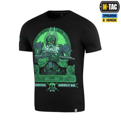 Футболка M-Tac Odin Night Vision Чорна, black, чорний