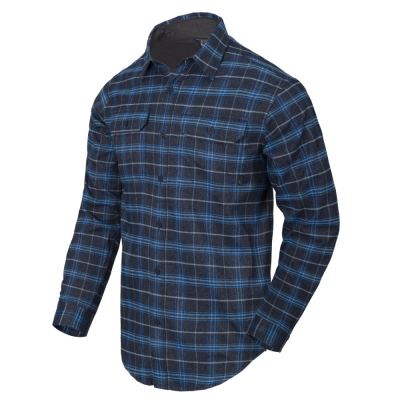 Сорочка HELIKON-TEX Greymen Shirt Deep Синя Plaid