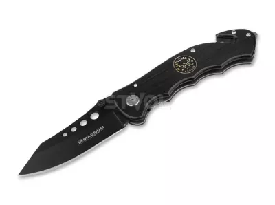 Ніж Boker Magnum USN Seals, клинок 80 мм, сталь 440, Чорний