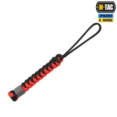M-Tac темляк Viper Cylindre Stainless Сталь Чорний&Червоний