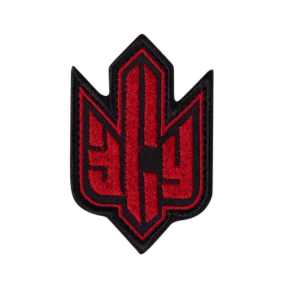 Шеврон (нашивка) Тризуб ВСУ, 8.5х5.5 см. Красно-черный Шеврон (нашивка) Тризуб ВСУ, 8.5х5.5 см. Красно-черный