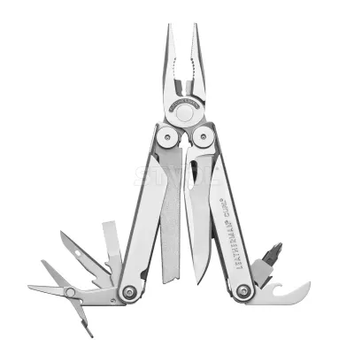 Мультитул Leatherman Curl, нейлоновый чехол, 15 инструментов, Серебристый