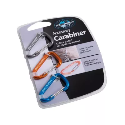 Карабін Sea to Summit Accessory Carabiner 3 Pack Mix Color – Помаранчевий