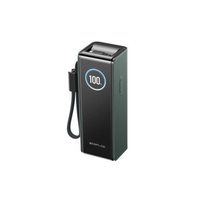 Павербанк EcoFlow RAPID Power Bank з кабелями 25000mAh, зелений