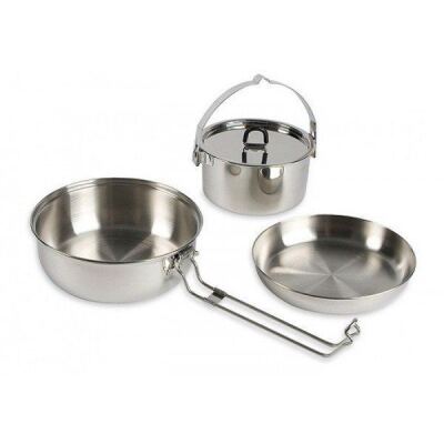 Набір посуду Tatonka Camp Set Large, Silver