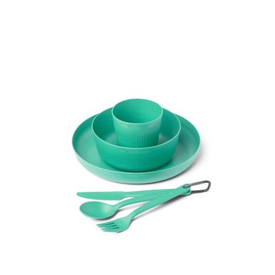 Набір посуду Sea to Summit Camp Dinnerware Set w/ Mesh Sack, 1P, 6 Piece, Cabbage