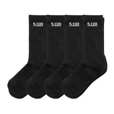 Шкарпетки тактичні "5.11 Tactical® Duty Ready Basic Crew Socks" (4 пари) Black