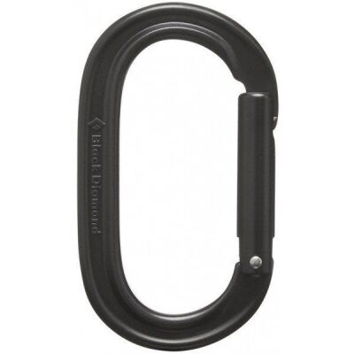 Карабін без муфти Black Diamond Oval Keylock, Black