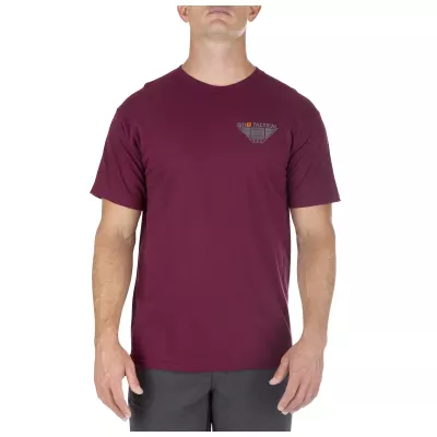 Футболка "5.11 Level Up Tee" Maroon