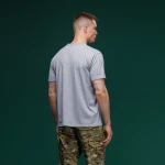Комплект футболок Basic Military T-shirt без логотипа. Материал Cottone/Elastane, серый 3 Комплект футболок Basic Military T-shirt без логотипа. Материал Cottone/Elastane, серый 3