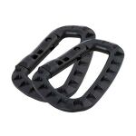 Карабін тактичний пластиковий ABS (2 шт.) Black 3 Карабін тактичний пластиковий ABS (2 шт.) Black 3