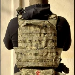 Плитоноска Malva L/XL під бронеплити 27.2х36 см. Піксель (мм-14) 3