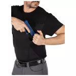 Футболка-кобура 5.11 Tactical "CAMS Short Sleeve Baselayer" Black 8