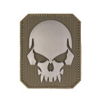 Нашивка на липучці Sturm Mil-Tec "Skull Patch PVC 3D" (Large) Olive