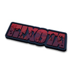 Патч (шеврон) «Піхота» Brand Element. М’який ПВХ пластик. Червоний 2