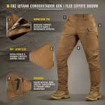Штани M-Tac Conquistador Gen I Flex. Койот 4