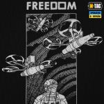 Футболка M-Tac Birds of freedom Cotton Hard Чорна, black, чорний 6 Футболка M-Tac Birds of freedom Cotton Hard Чорна, black, чорний 6