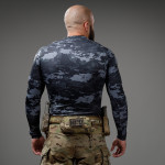 Рашгард тактичний Raptor Rashguard Dark Multicam. Slim fit, polyester 3