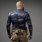 Рашгард тактический Raptor Rashguard Dark Multicam. Slim fit, полиэстер 3