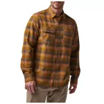 Сорочка тактична "5.11 Tactical® Lester Flannel Plaid Long Sleeve Shirt" Brown Duck Plaid 3 Сорочка тактична "5.11 Tactical® Lester Flannel Plaid Long Sleeve Shirt" Brown Duck Plaid 3