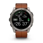 Смарт-часы Garmin Fenix 8, 51mm, AMOLED, Sapphire, Bare Ti, Blk/Chsnt Lthr, GPS 7 Смарт-часы Garmin Fenix 8, 51mm, AMOLED, Sapphire, Bare Ti, Blk/Chsnt Lthr, GPS 7