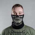 Шарф-труба баф теплий "Череп з кулею" Балістика, Чорний 3 Шарф-труба баф теплий "Череп з кулею" Балістика, Чорний 3