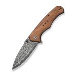 Ніж складаний Civivi Photonix Damascus / Guibourtia Wood (9.4 см), коричневий