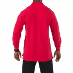 Футболка Поло тактична з довгим рукавом "5.11 Tactical Professional Polo - Long Sleeve" Range Red 2 Футболка Поло тактична з довгим рукавом "5.11 Tactical Professional Polo - Long Sleeve" Range Red 2