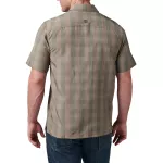 Сорочка тактична "5.11 Tactical® Nate Short Sleeve Shirt" Tank Green Plaid 2