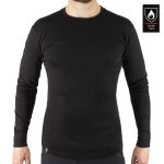 Футболка огнеупорная с длинным рукавом "FLAME-RETARD.ISO11612 UNDERSHIRT" Black