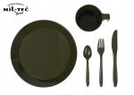 Набор столовый Sturm Mil-Tec "Camp Set Plastic" Olive 9 Набор столовый Sturm Mil-Tec "Camp Set Plastic" Olive 9