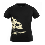 Футболка Helikon-Tex T-shirt Full Body Skeleton. Чорний