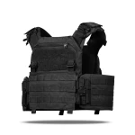 Бронежилет увеличенный 3 класса (PRO) XL. Вес 3.7 кг. Полиэтиленовые плиты 1.29 кг. Черный 4