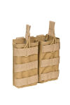 Підсумок відкритий для двох магазинів АК/М16 MOLLE "RMBP" (Rifle Mag`s Bunji Pouch) Coyote Brown
