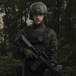 Нагрудний адмін підсумок. Cordura 1000. Кріплення Molle. Чорний 3