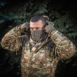 Шарф шемаг M-Tac плотный, Khaki/Black 5 Шарф шемаг M-Tac плотный, Khaki/Black 5