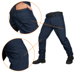 Брюки SoftShell Vent Mesh Темно-синие 4