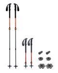 Трекінгові телескопічні палиці Pinguin Shock FL/TL Foam, 63-135 см, Orange