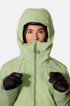 Горнолыжная женская теплая мембранная куртка Rab Novaline Jacket Wmns, Fig Green/Dark Fig Green 16 Горнолыжная женская теплая мембранная куртка Rab Novaline Jacket Wmns, Fig Green/Dark Fig Green 16