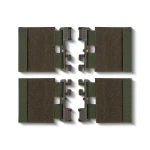 Бокові камербанди XL з балістичними пакетами 30х15 см 2-го класу захисту. Олива 5 Бокові камербанди XL з балістичними пакетами 30х15 см 2-го класу захисту. Олива 5