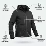 Куртка Softshell Combatant SHIFT CORE. Чорний 3 Куртка Softshell Combatant SHIFT CORE. Чорний 3