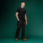 Футболка Basic Military T-Shirt из коллекции NAME. Cottone/Elastane, черный 5 Футболка Basic Military T-Shirt из коллекции NAME. Cottone/Elastane, черный 5