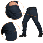 Штани SoftShell Vent Темно-Сині 5