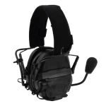 Активні навушники Ops-Core AMP Communication Headset-Connectorized NFMI. Верхній тримач. Чорний