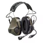 Активные тактические наушники 3M PELTOR ComTac VIII (MT14H418A-86 GN), вертикальные с 1 аудиовыходом 4 контакт NATO и микрофоном 3 Активные тактические наушники 3M PELTOR ComTac VIII (MT14H418A-86 GN), вертикальные с 1 аудиовыходом 4 контакт NATO и микрофоном 3