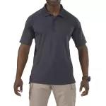 Футболка поло тактична з коротким рукавом "5.11 Tactical Performance Polo - Short Sleeve, Synthetic Knit" Charcoal