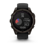 Смарт-годинник Garmin Fenix 8 Sapphire Solar 47 мм. Чорний 7