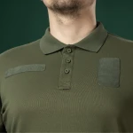 Футболка-поло тактична Ukrarmor Polo Reflex. Cotton. Колір Хакі 4 Футболка-поло тактична Ukrarmor Polo Reflex. Cotton. Колір Хакі 4